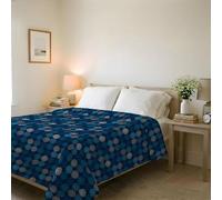 Italian Bed Linen Trapuntino Estivo Linea BASIC Made in Italy Copriletto Stampato in Morbida Microfibra - Trapunta Primavera Estate Mezza Stagione - Ipnotic, Matrimoniale 250x240cm