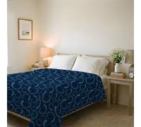 Italian Bed Linen Trapuntino Estivo Linea BASIC Made in Italy Copriletto Stampato in Morbida Microfibra - Trapunta Primavera Estate Mezza Stagione - Vortex, Matrimoniale 250x240cm