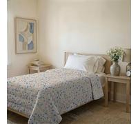 Italian Bed Linen Trapuntino Estivo Linea BASIC Made in Italy Copriletto Stampato in Morbida Microfibra - Trapunta Primavera Estate Mezza Stagione - Background, Singolo 160x240cm