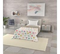 Trapuntino Estivo Linea BASIC Made in Italy Copriletto Stampato in Morbida Microfibra - Trapunta Primavera Estate Mezza Stagione - Balloon, Singolo 160x240cm