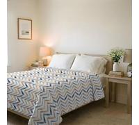 Italian Bed Linen Trapuntino Estivo Linea BASIC Made in Italy Copriletto Stampato in Morbida Microfibra - Trapunta Primavera Estate Mezza Stagione - Hippy, Matrimoniale 250x240cm