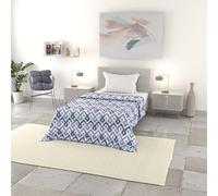 Italian Bed Linen Trapuntino stampato BASIC estivo, Made in Italy, Rombi, Piazza e mezza 200x240cm
