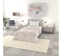 Italian Bed Linen Trapuntino stampato BASIC estivo, Made in Italy, Sketch, Piazza e mezza 200x240cm