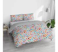 Italian Bed Linen WATERCOLOR Parure copripiumino con stampa digitale, Matrimoniale, WT 01