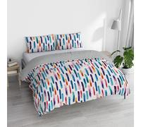Italian Bed Linen WATERCOLOR Parure copripiumino con stampa digitale, Matrimoniale, WT 04
