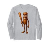 Italian Brain Red AI Generated Character Tung Tung Sahur Maglia a Manica