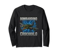 Italian Brain Red - Meme Maglia a Manica