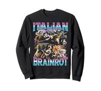 Italian Brain Rot Italian Brainrot Funny Memes Bootleg Y2K Felpa