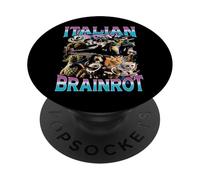 Italian Brain Rot Italian Brainrot Funny Memes Bootleg Y2K PopSockets PopGrip Adesivo