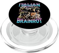 Italian Brain Rot Italian Brainrot Funny Memes Bootleg Y2K PopSockets PopGrip per MagSafe