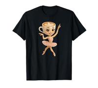Italian Brainrot AI-Generated Character Ballerina Cappuccina Maglietta