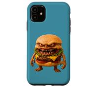 Italian Brainrot AI-Generated Character Burger/Evilburger Custodia per iPhone 11