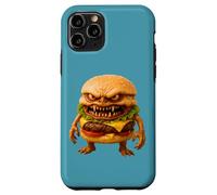 Italian Brainrot AI-Generated Character Burger/Evilburger Custodia per iPhone 11 Pro