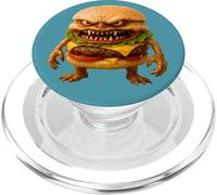Italian Brainrot AI-Generated Character Burger/Evilburger PopSockets PopGrip per MagSafe