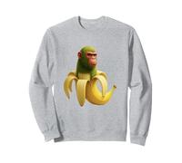 Italian Brainrot AI-Generated Character Chimpanzini Bananini Felpa