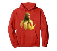 Italian Brainrot AI-Generated Character Chimpanzini Bananini Felpa con Cappuccio