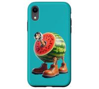 Italian Brainrot AI-Generated Character Giraffa Celeste Custodia per iPhone XR