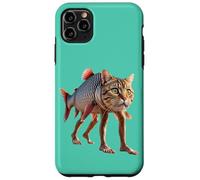 Italian Brainrot AI-Generated Character Trulimero Trulichina Custodia per iPhone 11 Pro Max