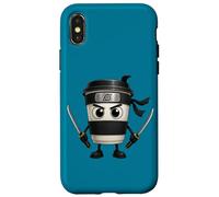 Italian Brainrot Character Capuccino Assassino Custodia per iPhone X/XS