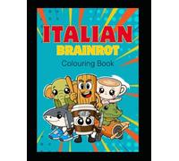 Italian Brainrot Colouring Book for Kids