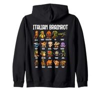 Italian Brainrot Italian Brainrot Funny Memes Boys Felpa con Cappuccio