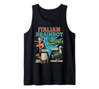 Italian Brainrot Meme Funny Character Hand Drawn for Kids Canotta
