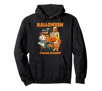 Italian Brainrot Personaggi Halloween Temi Costume Party Felpa con Cappuccio
