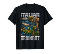 Italian Brainrot Tralalero Tralala Bombardino Crocodilo Maglietta