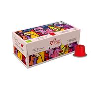 Italian Coffee 100/200 Capsule Caffè Compatibile con Nespresso