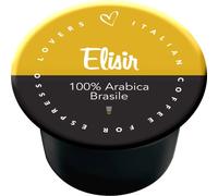 Italian Coffee 100 Capsule Caffè Elisir Arabica Compatibile con Lavazza Blue