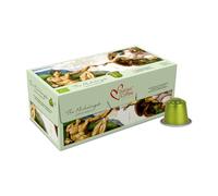 Italian Coffee 100 Capsule in Alluminio Caffè Biologico Compatibile con Nespresso (Michelangelo Arabica)
