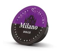 Italian Coffee 140 Capsule Caffè Milano Dolce Compatibile con Lavazza A Modo Mio