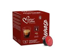 Italian Coffee 96 Capsule Caffè Cremoso Compatibile con Nescafé Dolce Gusto