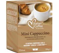 Italian Coffee 96 Capsule Mini Cappuccino Compatibile con Lavazza A Modo Mio