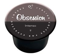 Italian Coffee Capsule Caffè Compatibile con Lavazza Blue (50 unità (Confezione da 2), Obsession Intenso)