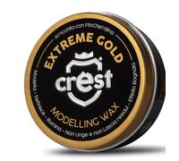 CREST - Gold Wax - cera capelli per uomo - tenuta forte - effetto Bagnato - cera modellante lucida - Modellante Capelli - Volumizzante - alta Qualità - profumo per capelli uomo
