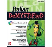 Italian DeMYSTiFieD, Second Edition by Danesi, Marcel (2011) Audio CD