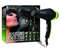 Italian Design Airlissimo GTI 2300 Asciugacapelli Professionale Verde - 2300W Potente e Leggero - Asciugatura Rapida con Controllo Temperatura - Uso Domestico e Salone