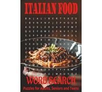 Italian food inspired/themed word search book.: Book is 6 X 9 inches, 110 pages with 55 Puzzles and 495 words with mostly easy to read print. Each ... vertically, diagonally, forward, or backward.