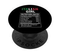 Italian Girl Orgoglioso Donne Italiane Ragazze PopSockets PopGrip Adesivo