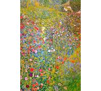 Italian Horticultural Landscape - Gustav Klimt - Notebook: 120 Lined Pages 6" x 9" Journal Diary Notepad