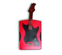 Italian Leather Passport Holder - Electric Guitar