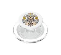 Italian Majolica Teddy Bear Shirt Lemon Sicilian Ceramic Art PopSockets PopGrip per MagSafe