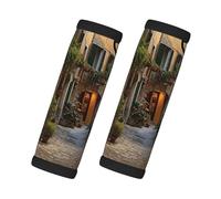 Italian Old Street Print Elegante Bagagli Wrap Grips Valigia Wrap Grips Identificatori per un facile comfort di viaggio