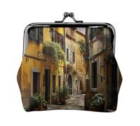 Italian Old Street Printing Piccolo Travel Kit Portafoglio, Borsa Compatta Per Avventure Campeggio E Pesca Viaggi, nero, Taglia unica, Art Deco