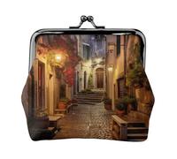 Italian Old Street Printing Piccolo Travel Kit Portafoglio, Borsa Compatta Per Avventure Campeggio E Pesca Viaggi, nero, Taglia unica, Art Deco