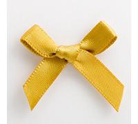 Italian Options Fiocchi di nastro di raso da 3 cm, confezione da 100 pezzi, colore: oro