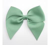 Italian Options Fiocchi Grandi in Grosgrain autoadesivi, Confezione da 6 Pezzi, Larghezza Fiocco 10 cm, Verde Salvia