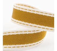 Italian Options Nastro, Cotone, Oro, 15mm x 10 Metres