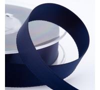 Italian Options - Nastro di raso, 10 mm x 25 m, blu navy